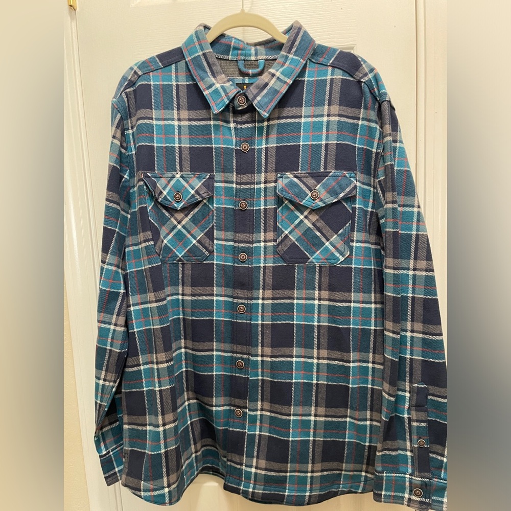 Flannel shirt jacket